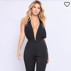 “Quit Playin Halter Jumpsuit”